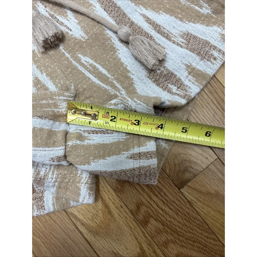 Aerie Women's Brown Tan Comfy‎ Tribal Drawstring Elastic Waist Shorts - Medium